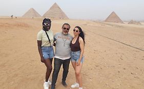 Blue Scarab Pyramids View
